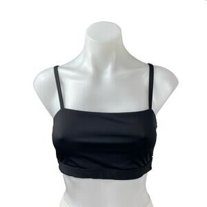 Gymshark Women's Black Yoga Running Workout Athletic Sports Bra Crop Top Size M